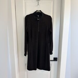 CAbi Black Long Sleeve Dress